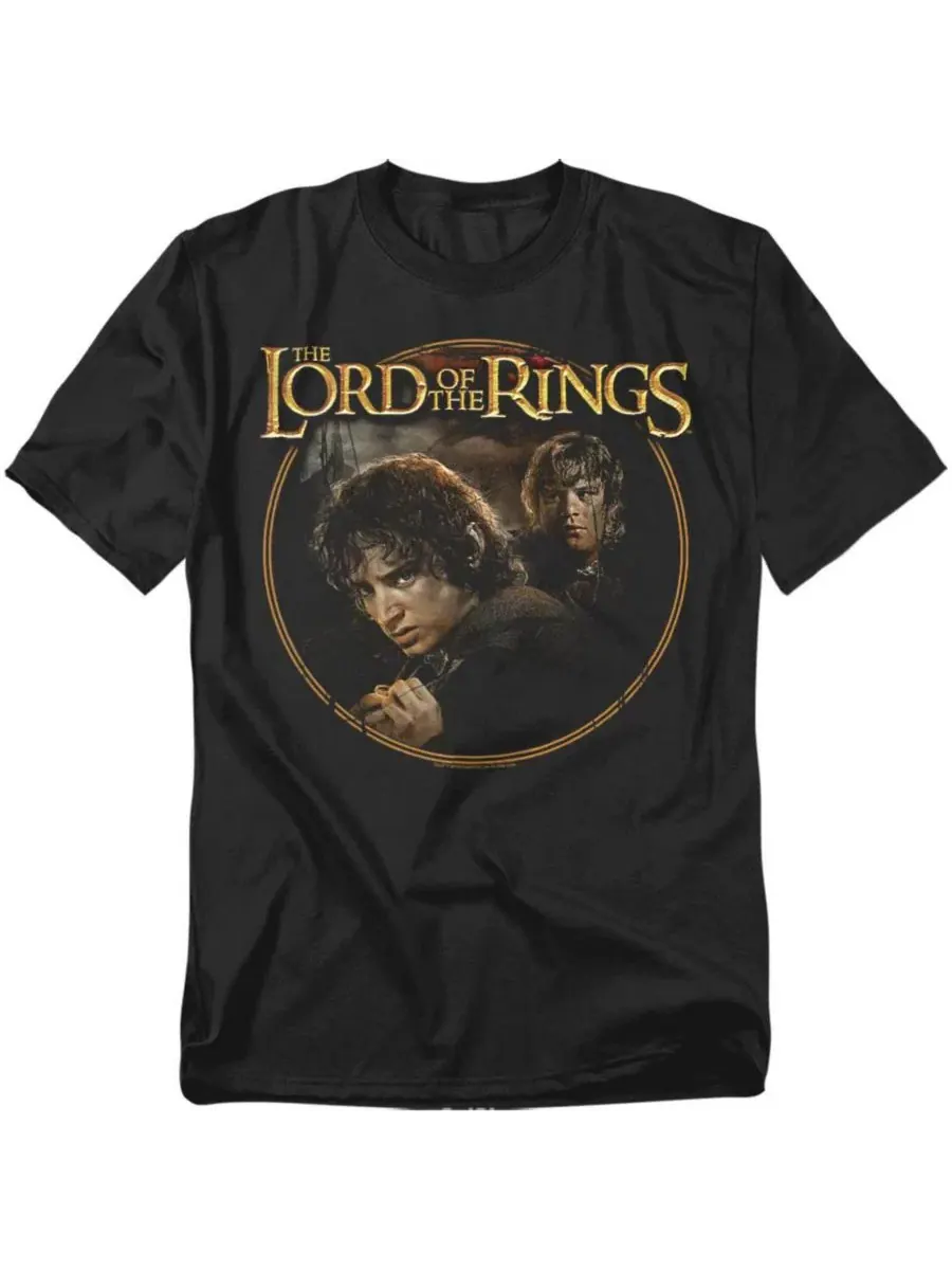 Футболка с принтом The Frodo Sam Band Lord Of The Rings — изображение 1 из 3, черный