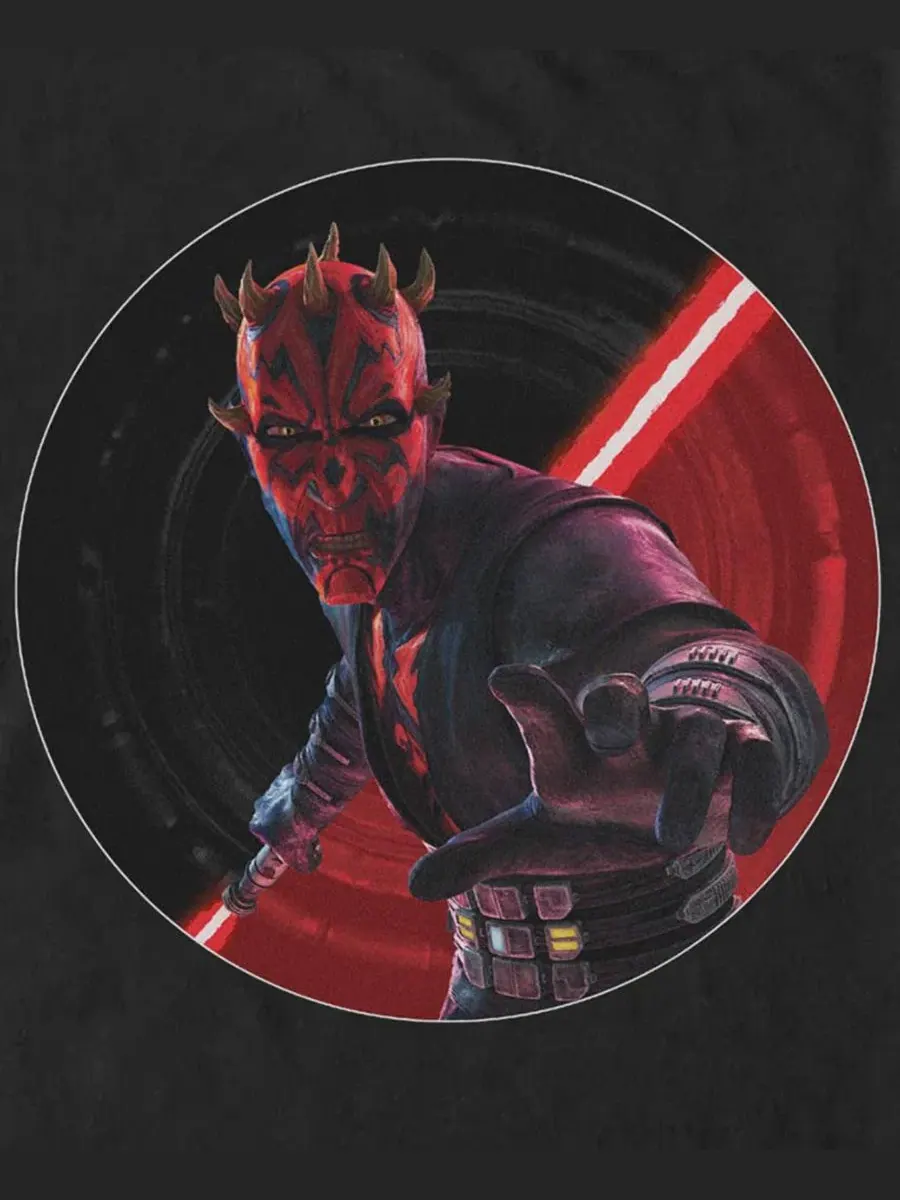 Футболка с длинным рукавом и принтом Sith Maul Fifth Sun — изображение 3 из 3, черный