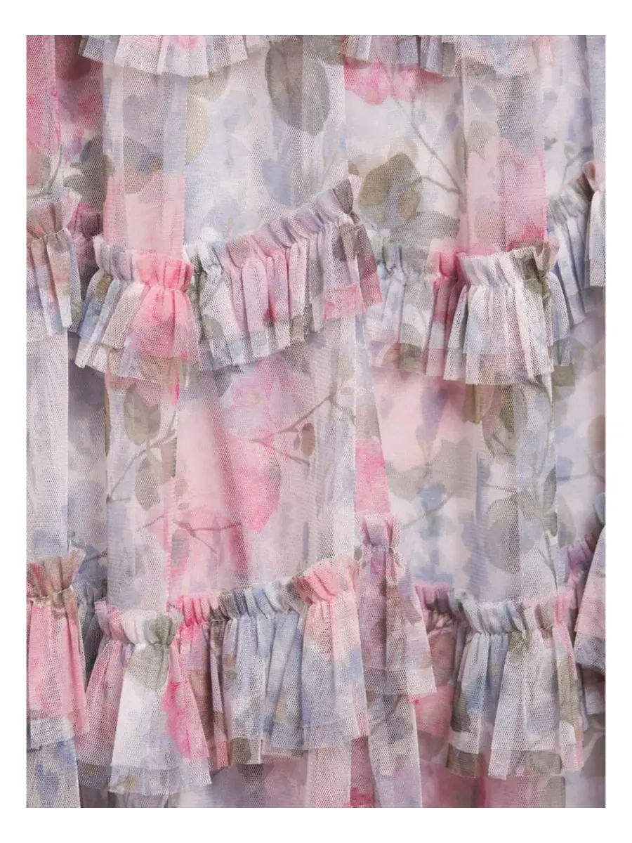 Женское платье Camille's Garden с круглым вырезом Needle & Thread — изображение 5 из 6, лунный блеск