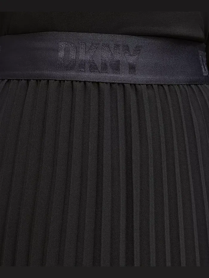 Складчатая юбка миди DKNY — изображение 12 из 15, черный