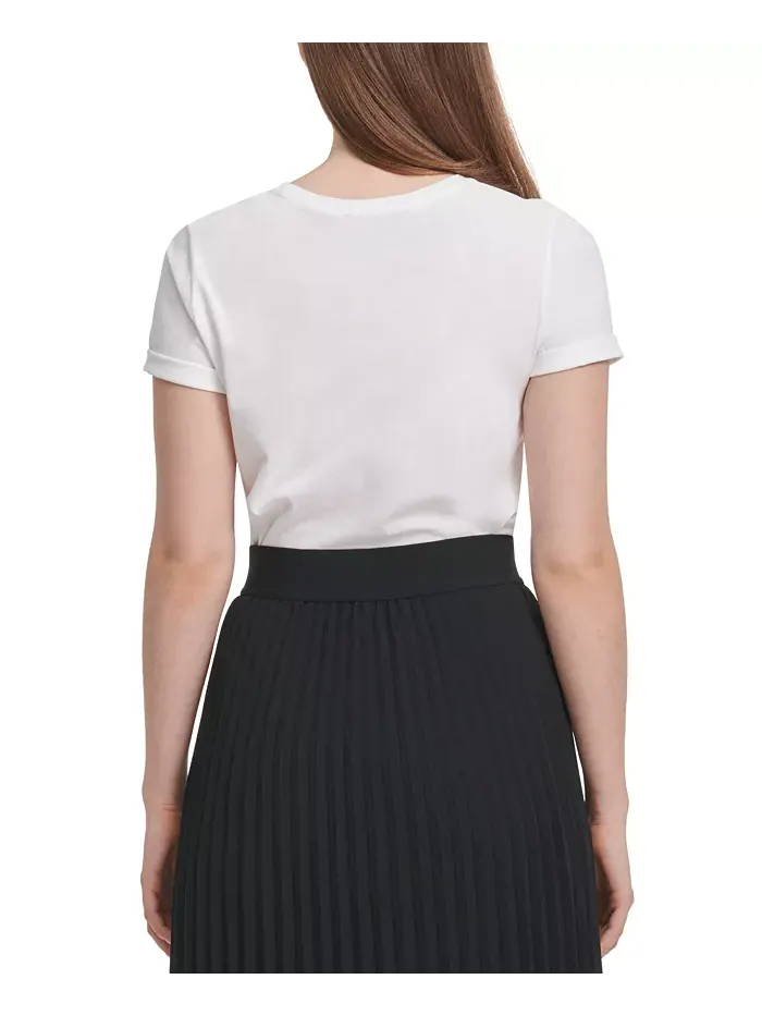 Складчатая юбка миди DKNY — изображение 15 из 15, черный