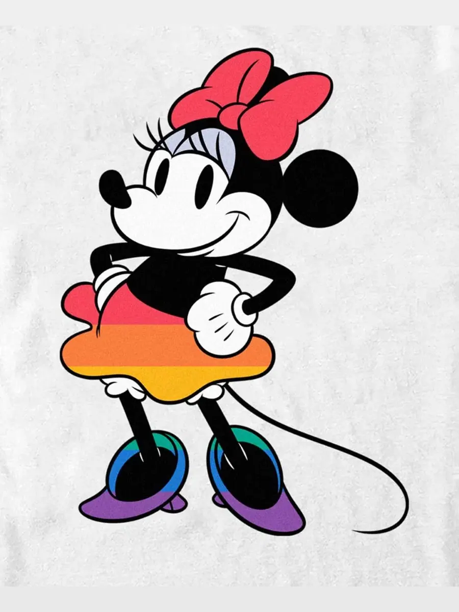 Мужская футболка с коротким рукавом "Minnie Proud Pose" Design By Humans — изображение 3 из 3, белый