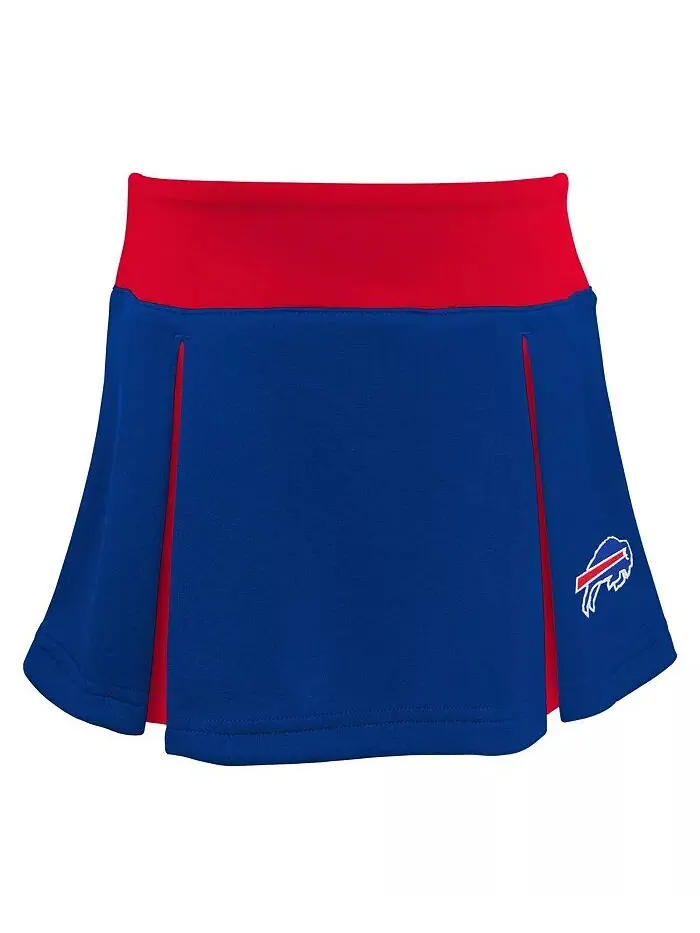 Комплект из трех предметов для поддержки девочек-малышей Royal Buffalo Bills Spirit Cheer Outerstuff — изображение 3 из 4
