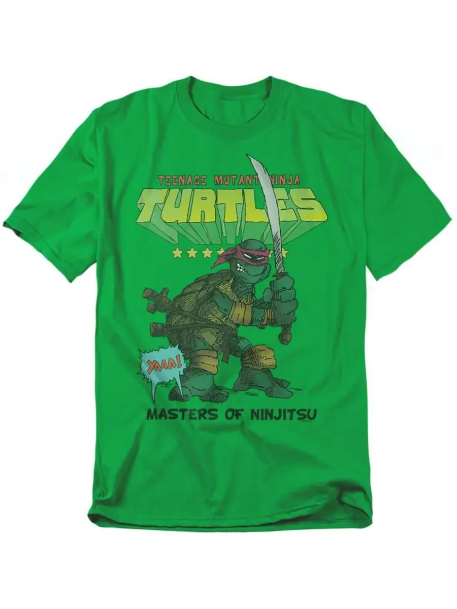 Мужская футболка «Мастера ниндзюцу» Teenage Mutant Ninja Turtles — изображение 1 из 3, зеленый