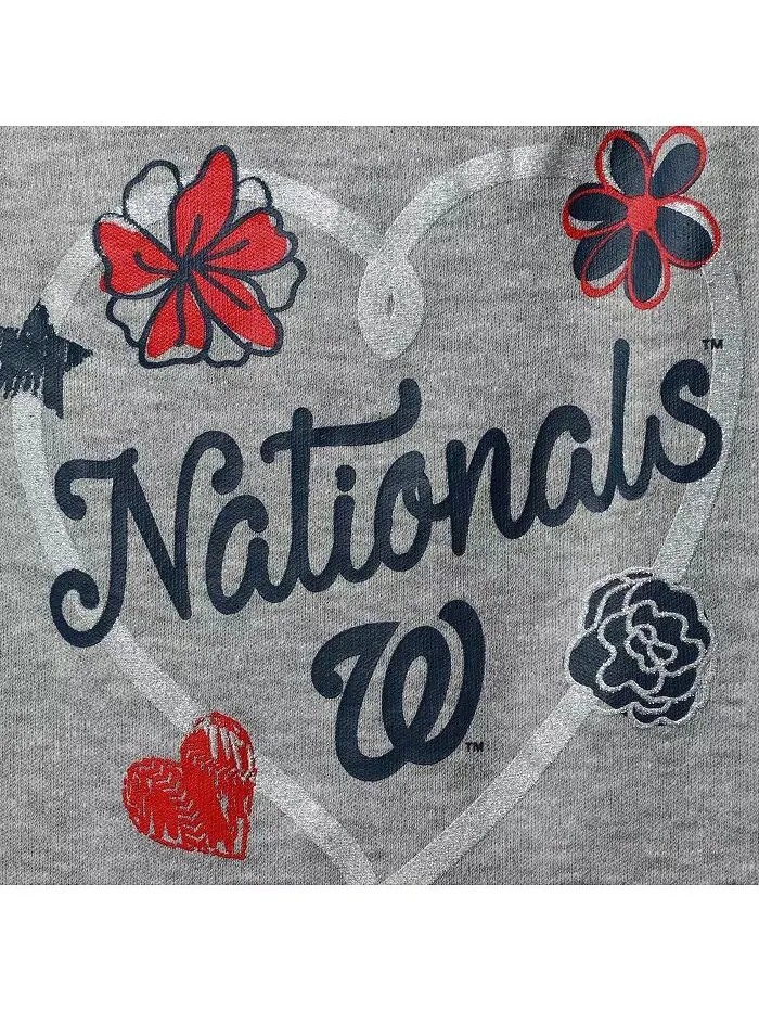 Комплект из 3 боди для новорожденных и младенцев Washington Nationals красного — изображение 2 из 2, синий и серый