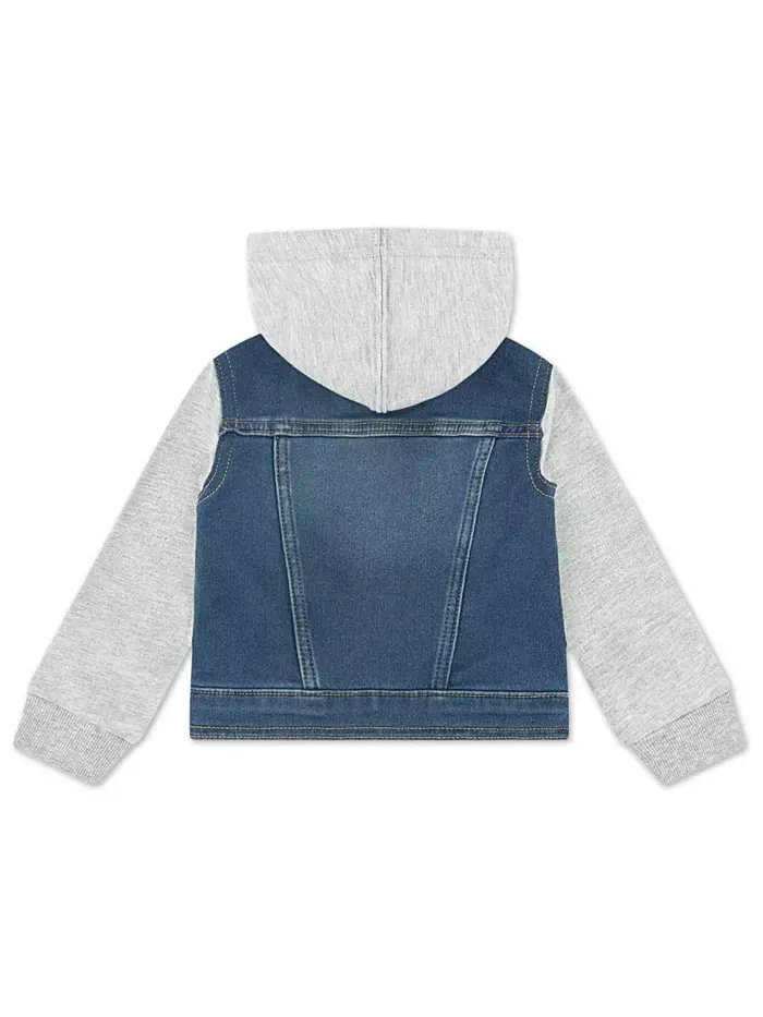 Детская куртка-бомбер с капюшоном для мальчиков Levi'S — изображение 2 из 3, синий