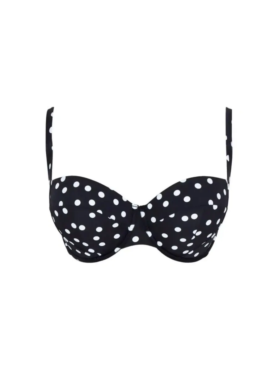 Бикини-балконет с поддержкой Florence Panache Lingerie — изображение 3 из 3, черный