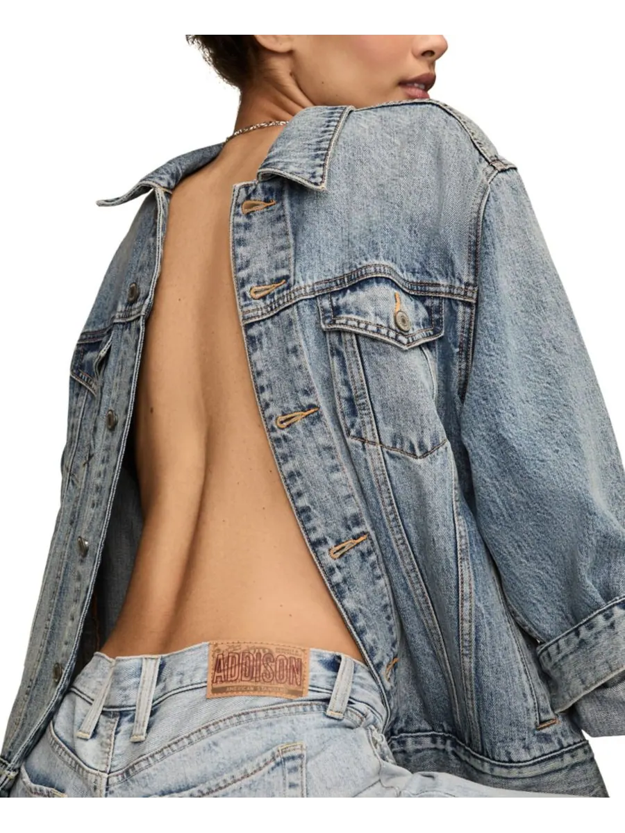 Женские брюки Addison Ultra Low Rise Flare Lucky Brand — изображение 8 из 9, нюд