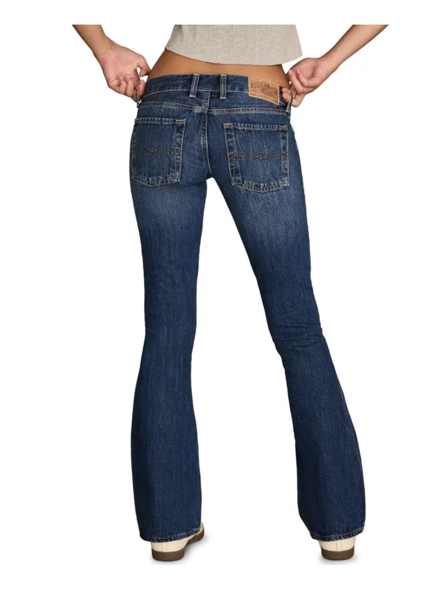 Женские брюки Addison Ultra Low Rise Flare Lucky Brand, Hidden — изображение 4 из 7