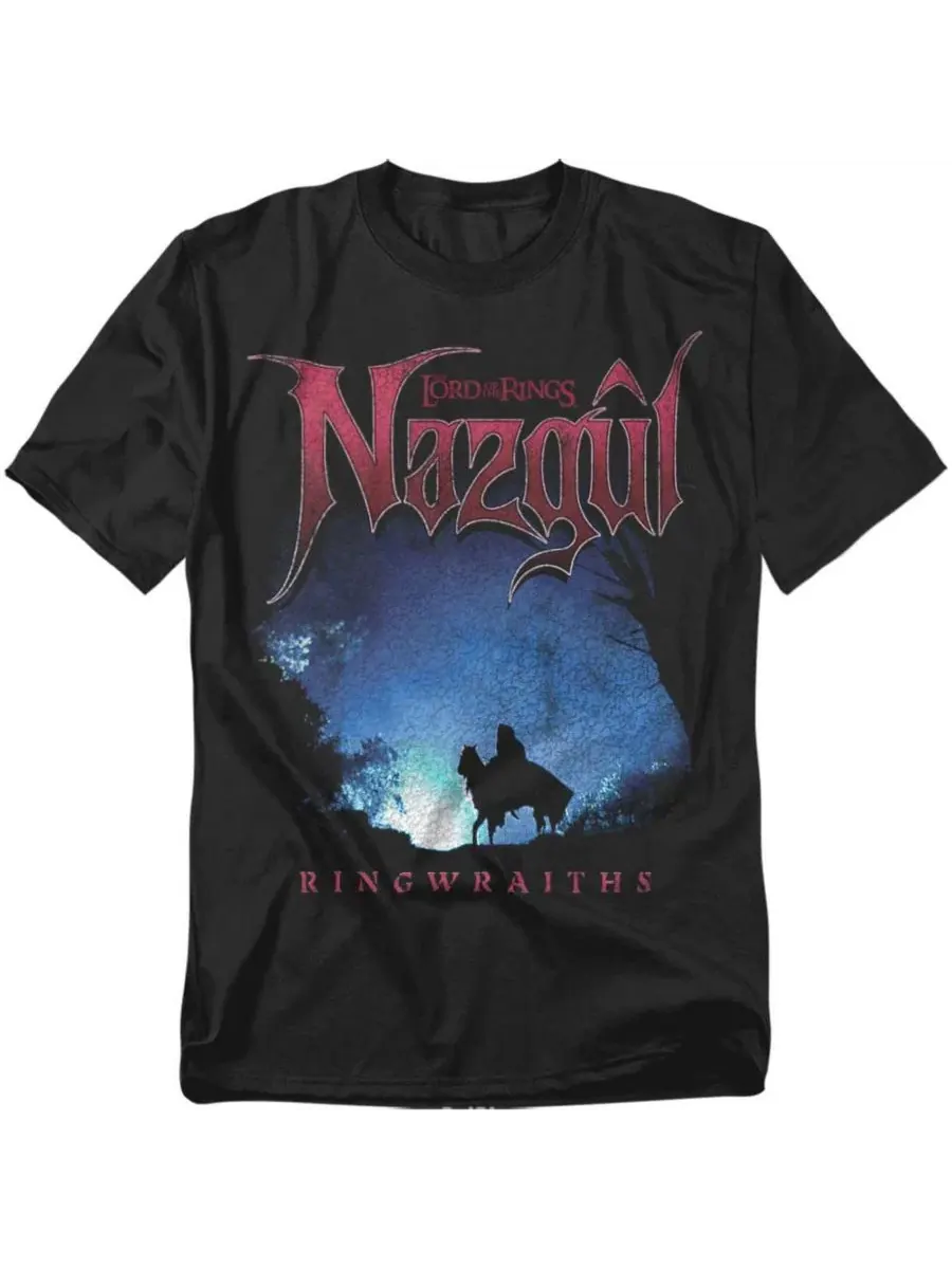 Футболка с принтом Nazgul Ringwraith Silhouette Lord Of The Rings — изображение 1 из 3, черный