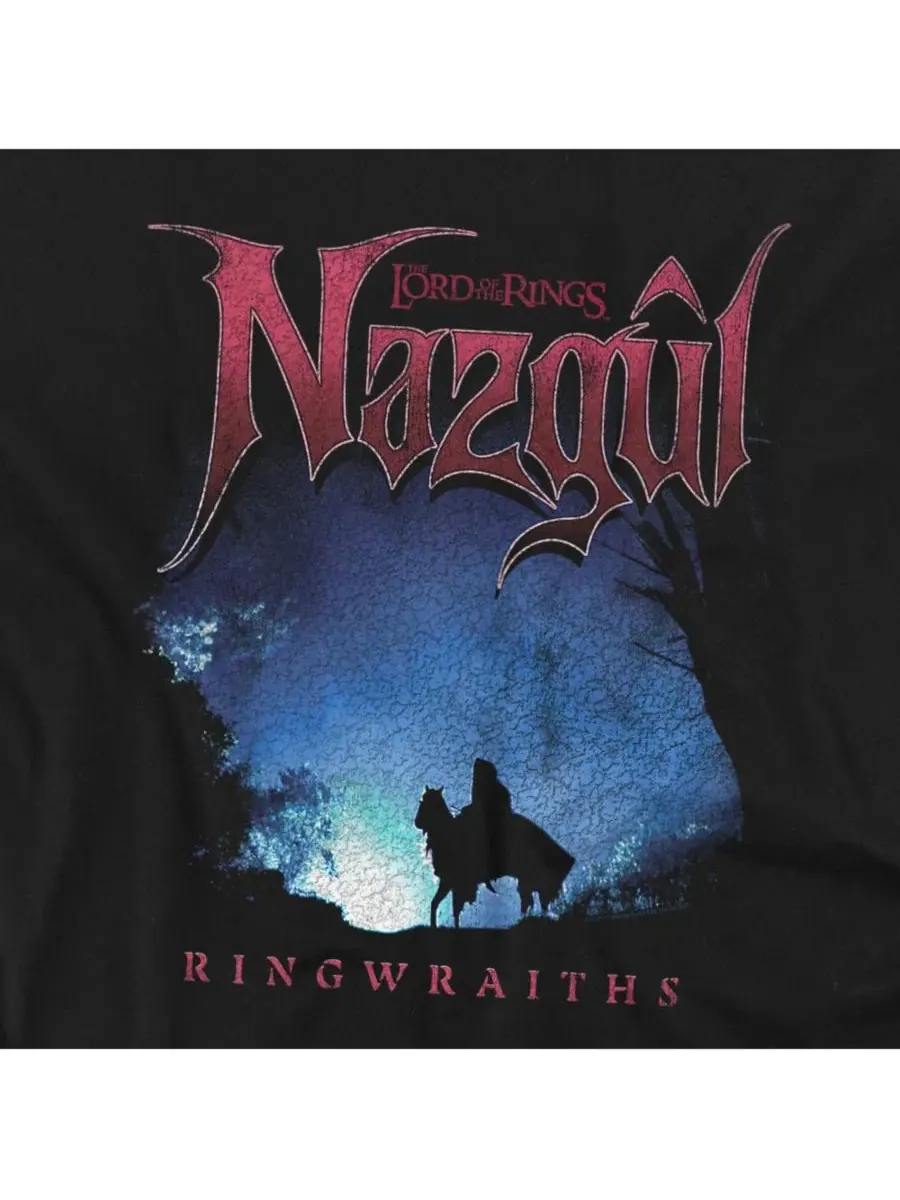 Футболка с принтом Nazgul Ringwraith Silhouette Lord Of The Rings — изображение 2 из 3, черный