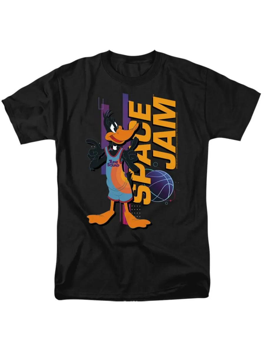 Мужская футболка A New Legacy Daffy Standing Space Jam — черный
