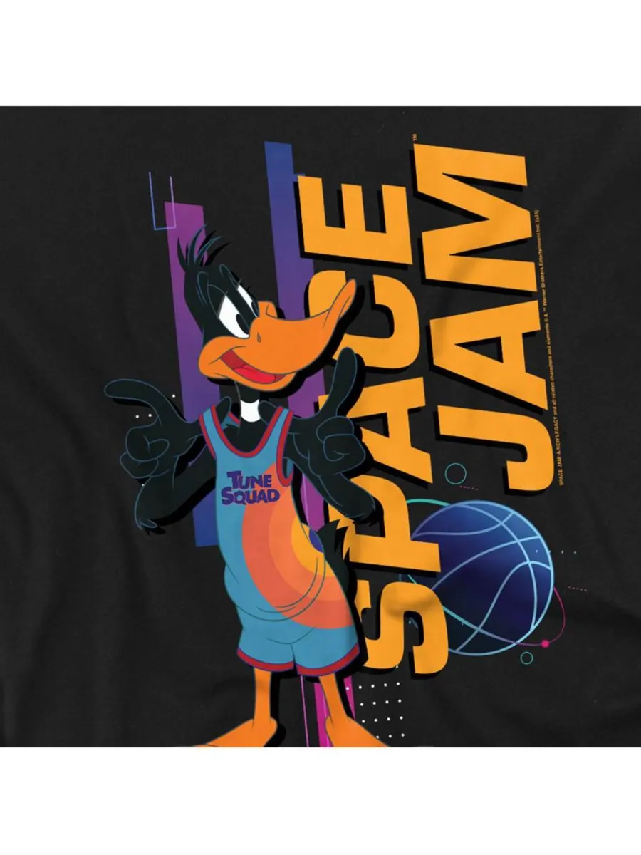 Мужская футболка A New Legacy Daffy Standing Space Jam — изображение 3 из 3, черный