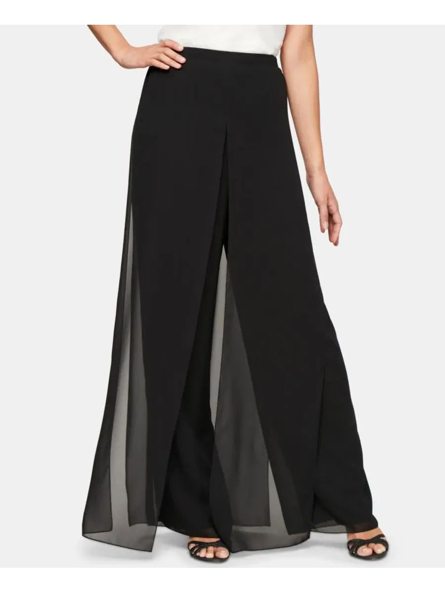 Широкие брюки с разрезом WIDE LEG CARWSH PANT Alex Evenings