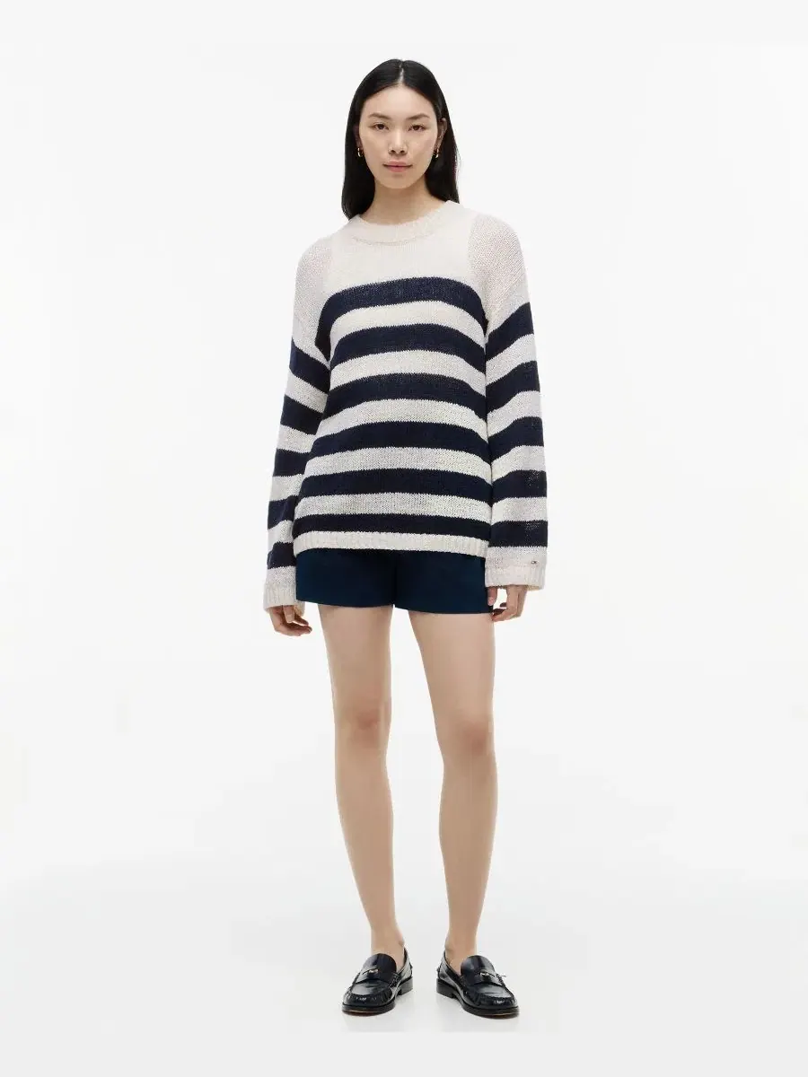 Свитер из хлопка с принтом Tommy Hilfiger — изображение 2 из 5