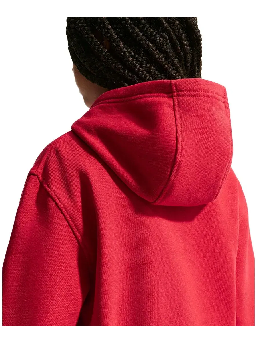 Худи из флиса с длинным рукавом Club Fleece Nike — изображение 5 из 6, красный
