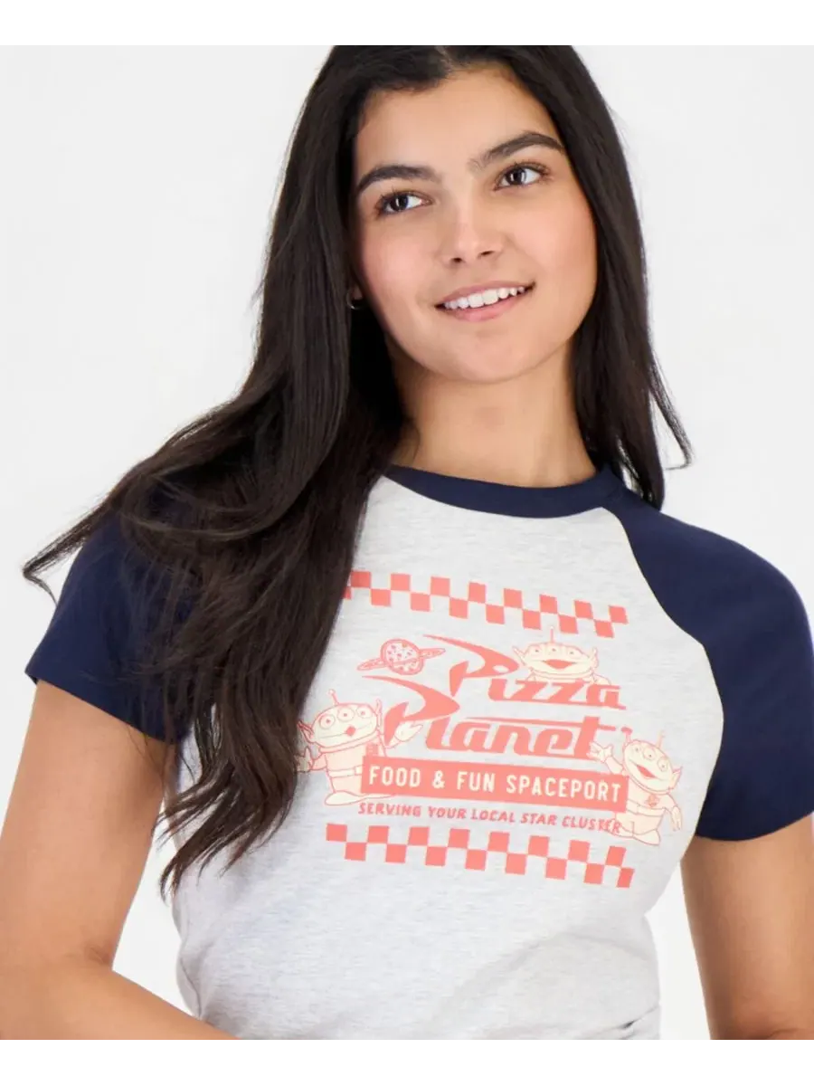 Футболка с принтом Pizza Planet Disney — изображение 3 из 4, серый