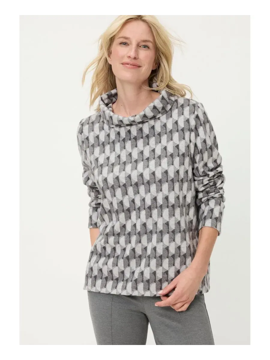 Женская футболка Geo Jersey Top Olsen