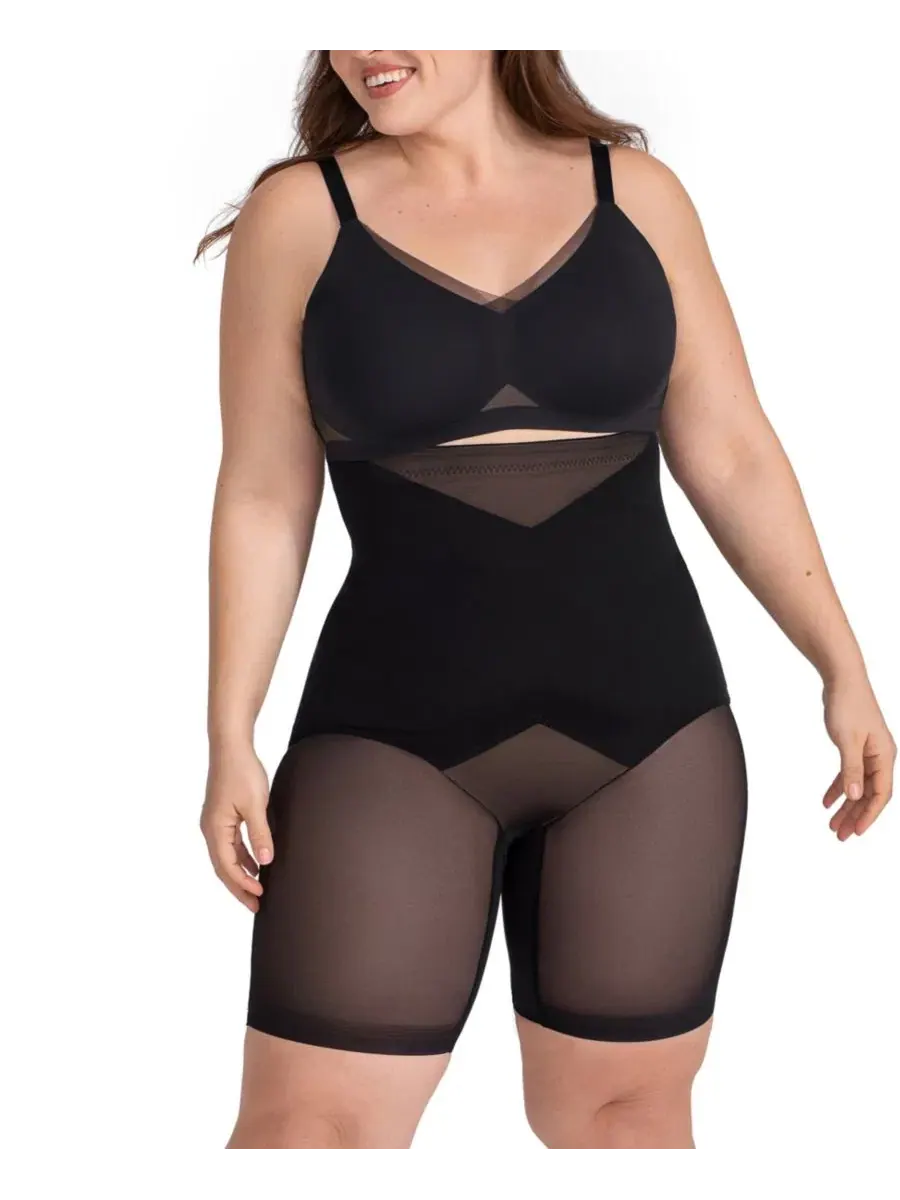 Шорты корректирующие с высокой посадкой Super Power High-Waist Shorts HONEYLOVE, Runway — изображение 1 из 5