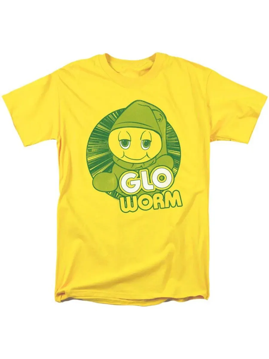 Футболка с принтом Glo Worm Logo Hasbro+ — изображение 1 из 3, темно-синий