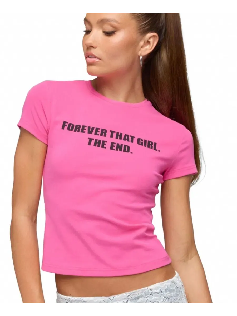 Футболка с коротким рукавом Forever That Girl Edikted — изображение 1 из 5, розовый