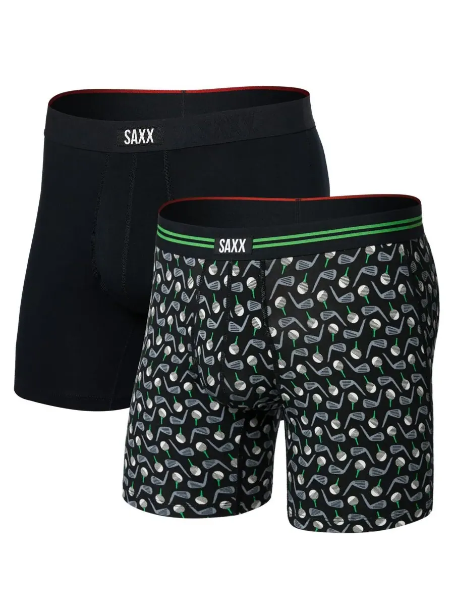 SAXX Мужские боксеры Vibe Xtra Soft Comfort, комплект из 2 штук — изображение 1 из 5, серый