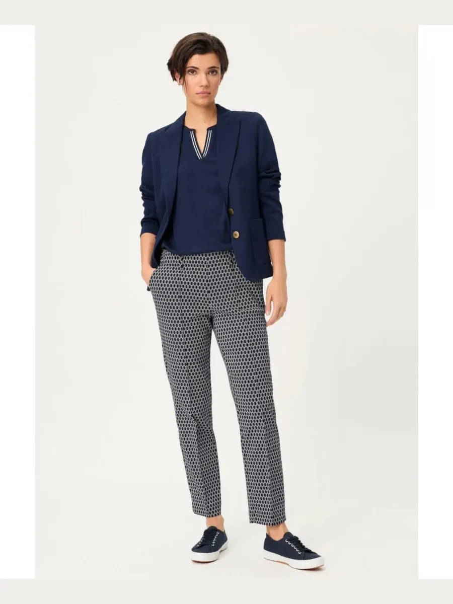 Женские брюки Lisa Fit Geo Pull-On Olsen — изображение 5 из 6, синий