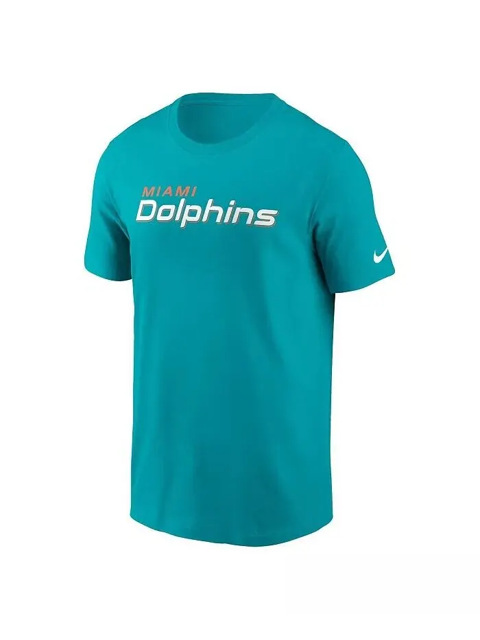 Футболка мужская Aqua Miami Dolphins Primetime Wordmark Essential Nike — изображение 3 из 3