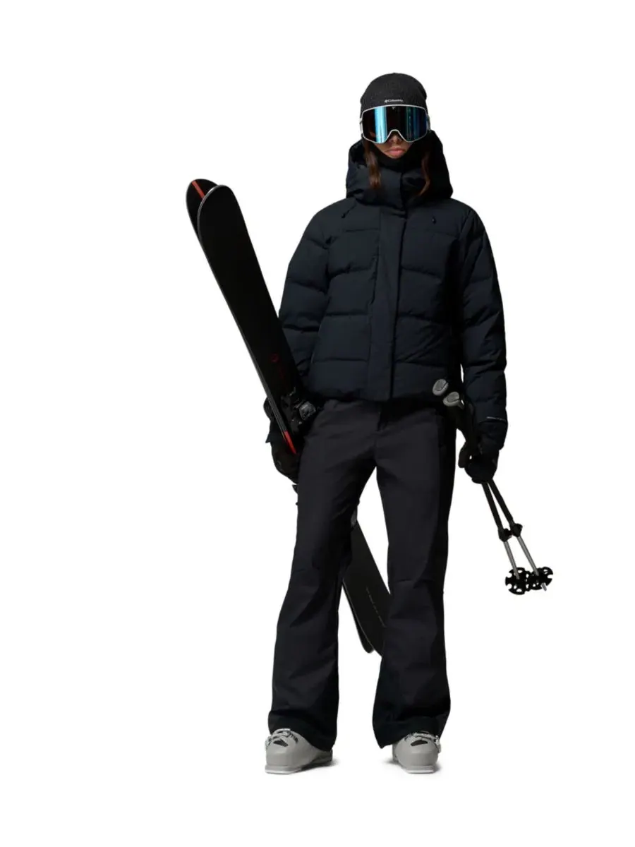 Женские горнолыжные брюки Roffe Ridge High-Waist Softshell Columbia — изображение 2 из 8, черный