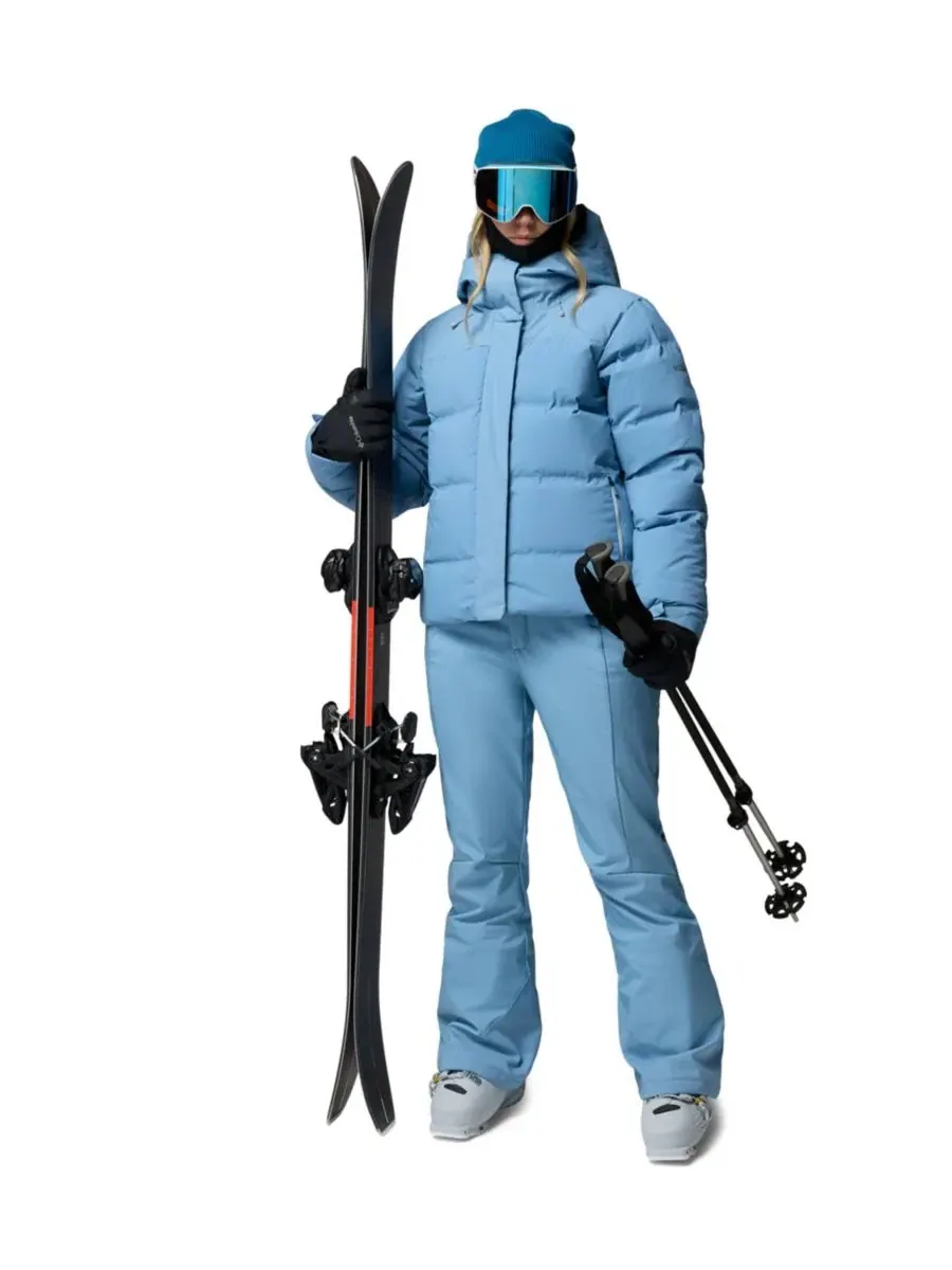 Женские горнолыжные брюки Roffe Ridge High-Waist Softshell Columbia, Rainy Day — изображение 2 из 7