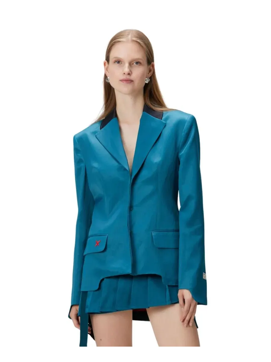 Женский блейзер с блеском, slim-fit PCFG