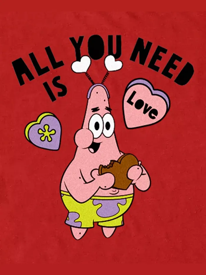 Мужская футболка с коротким рукавом Valentine's Patrick Fifth Sun — изображение 3 из 3, красный
