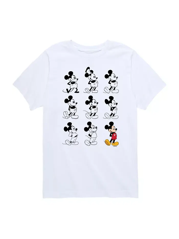 Футболка для мальчиков с принтом Микки Мауса Disney — изображение 1 из 3, белый