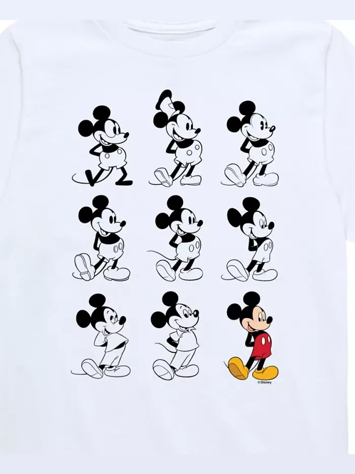 Футболка для мальчиков с принтом Микки Мауса Disney — изображение 3 из 3, белый