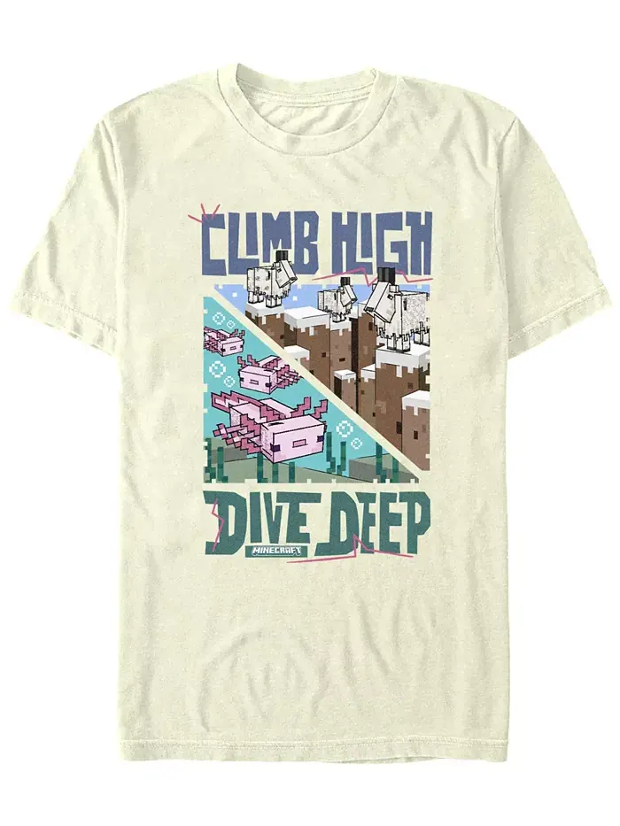 Мужская футболка с коротким рукавом Climb High Dive Deep Fifth Sun — изображение 1 из 3, прозрачный