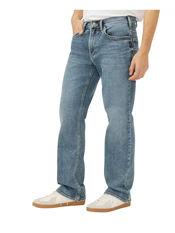 Мужские джинсы Gordie Relaxed Fit Straight Leg Luxe Heritage Silver Jeans Co. — изображение 3 из 3, синий