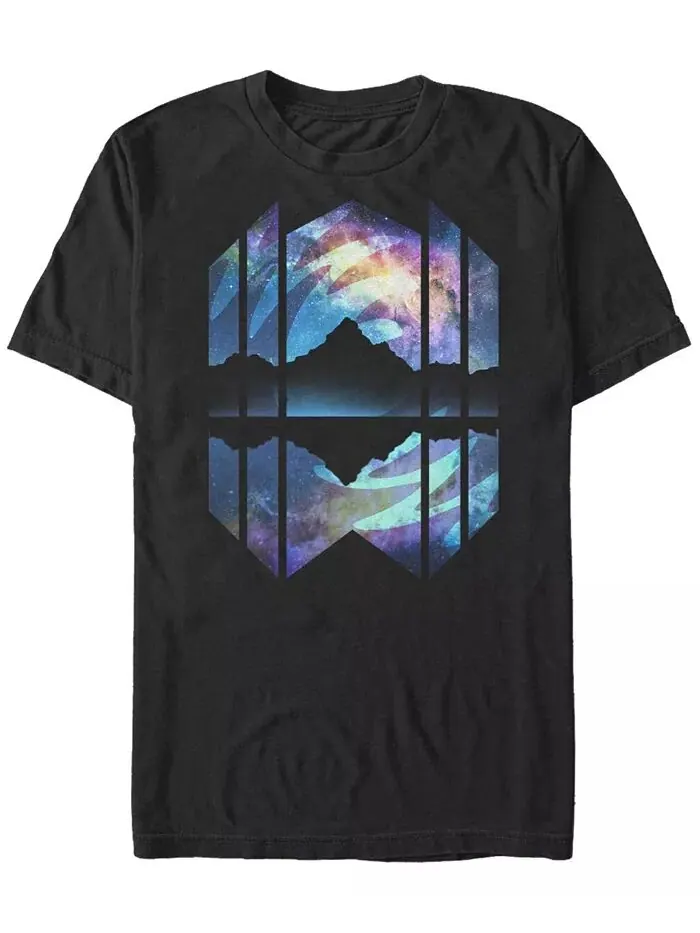 Мужская футболка с коротким рукавом Additude Night Mountain Fifth Sun — изображение 1 из 1, черный