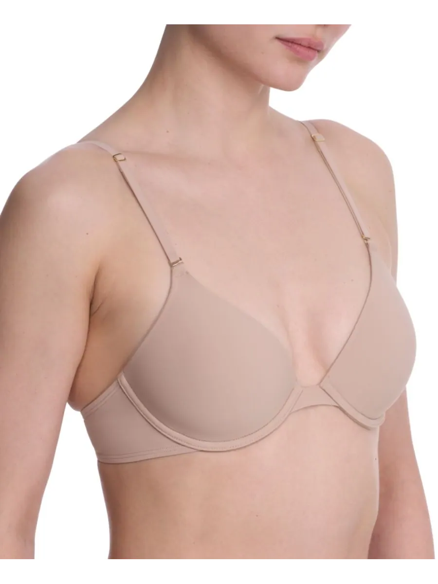 Женский бюстгальтер-футболка Verge Convertible Plunge 721326 Natori — изображение 2 из 10, кофе