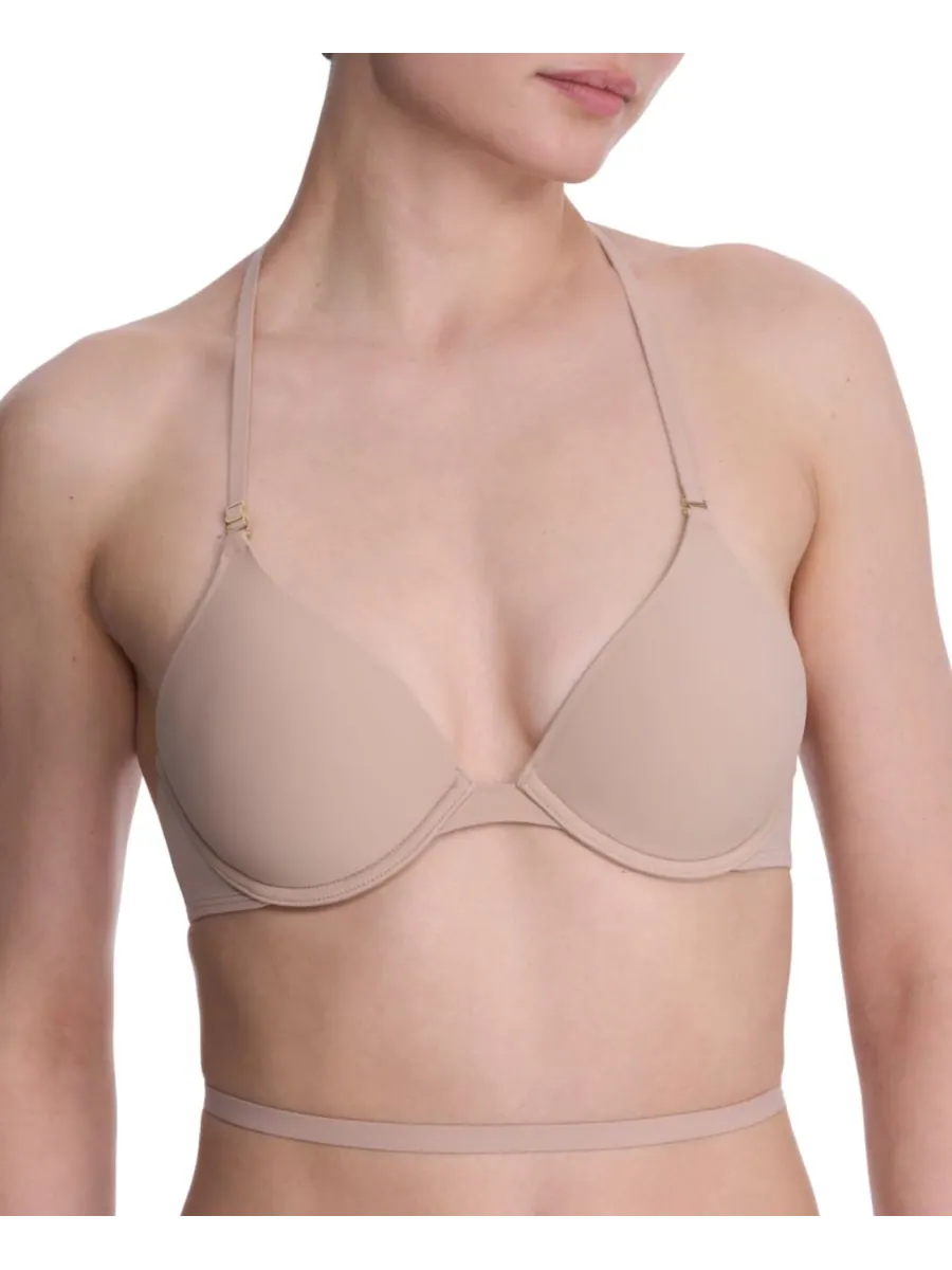 Женский бюстгальтер-футболка Verge Convertible Plunge 721326 Natori — изображение 3 из 10, кофе