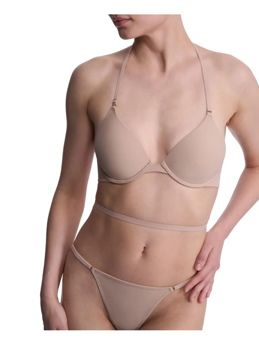Женский бюстгальтер-футболка Verge Convertible Plunge 721326 Natori — изображение 4 из 10, кофе