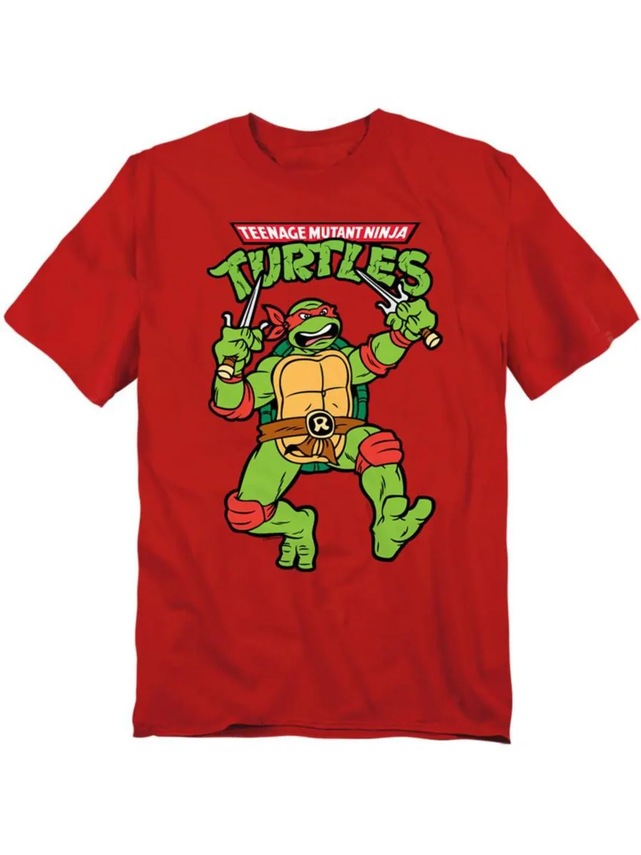Футболка TMNT Retro Raph больших размеров TEENAGE MUTANT NINJA TURTLES — изображение 1 из 2, красный