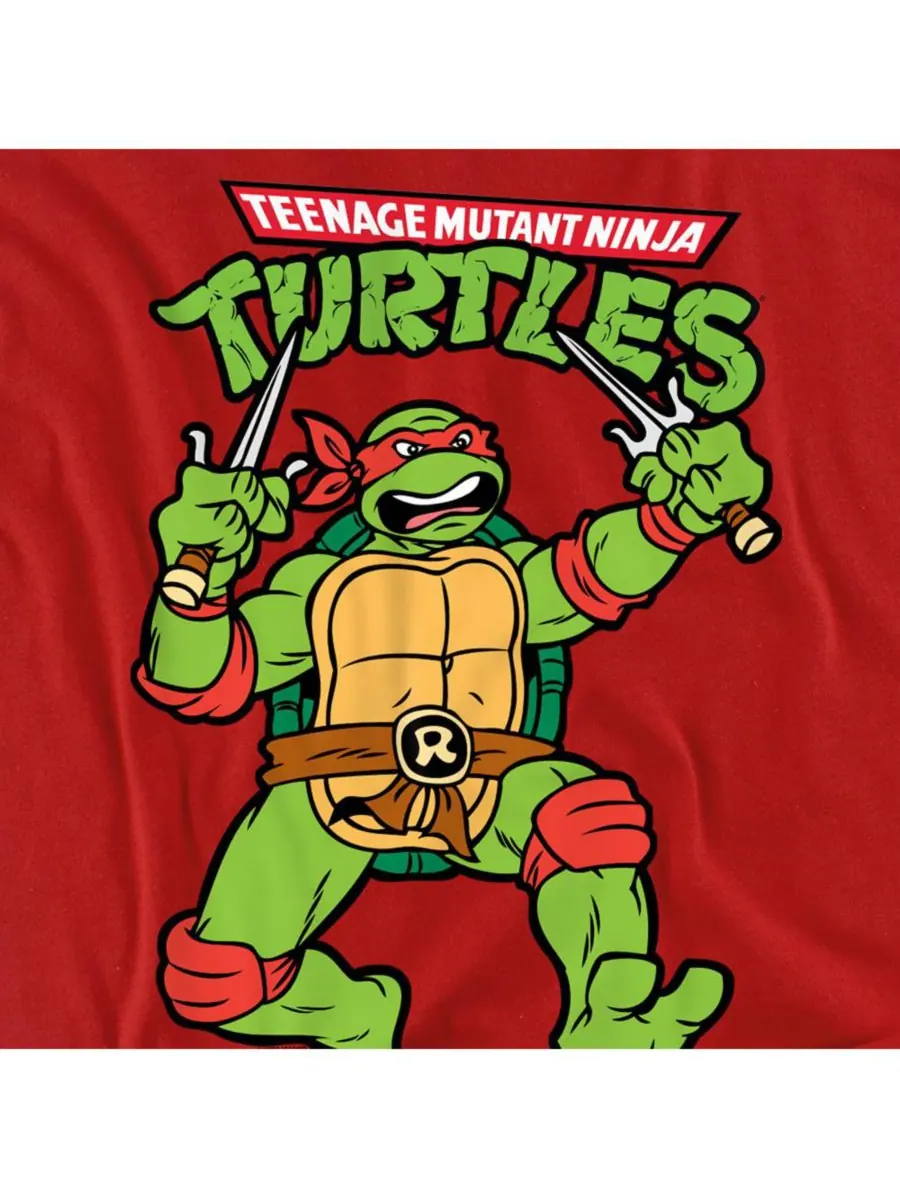 Футболка TMNT Retro Raph больших размеров TEENAGE MUTANT NINJA TURTLES — изображение 2 из 2, красный