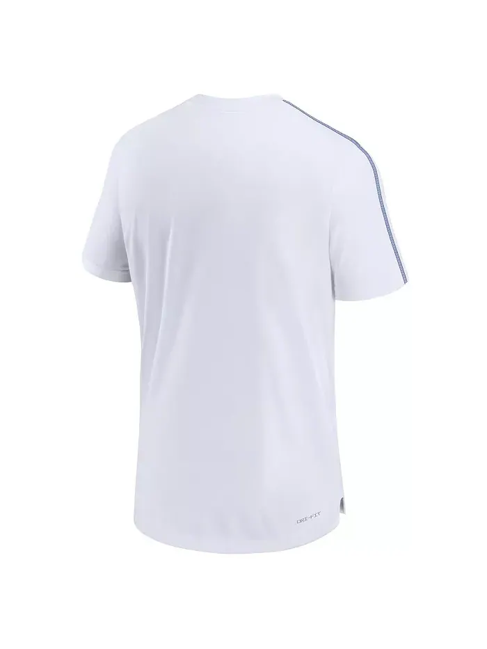 Мужская футболка Duke Blue Devils 2024 Sideline Coach Performance T-shirt Nike — изображение 2 из 3, белый