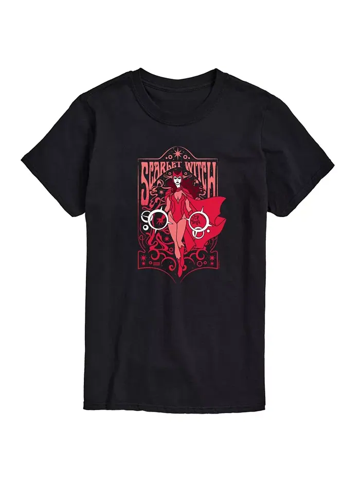 Мужская футболка Marvel Scarlet Witch с коротким рукавом AIRWAVES — изображение 1 из 3, черный