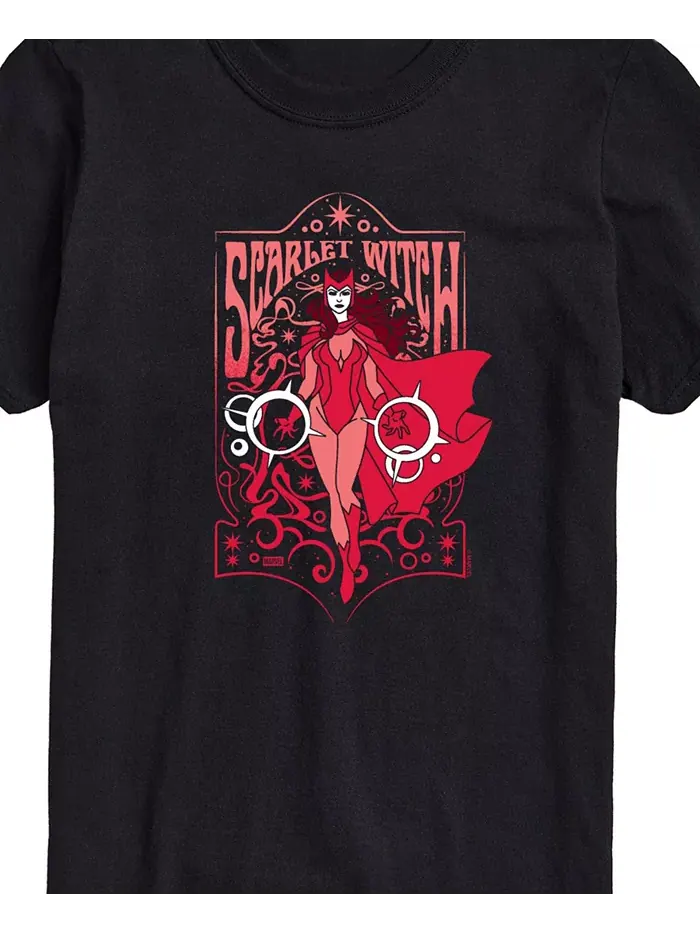 Мужская футболка Marvel Scarlet Witch с коротким рукавом AIRWAVES — изображение 2 из 3, черный