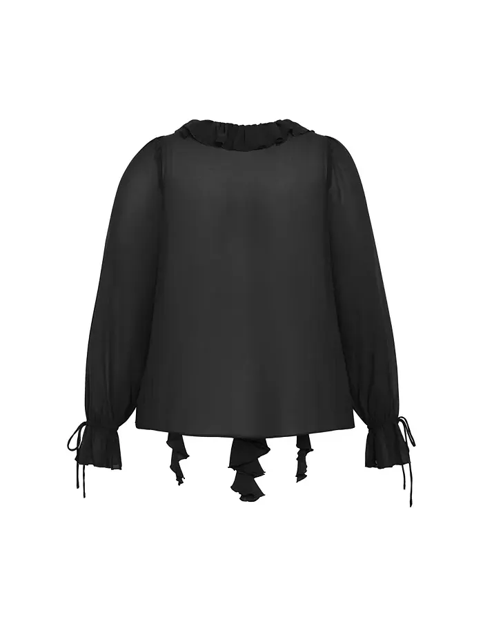 Топ Felix Plus Size CITY CHIC — изображение 5 из 5, черный