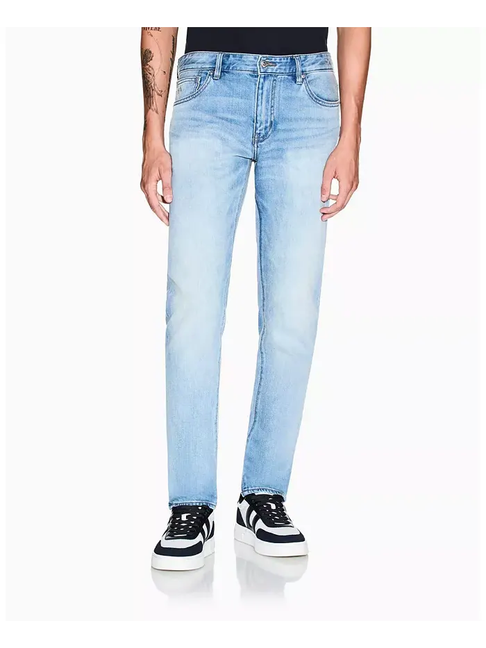 Мужские джинсы J66 Skinny Comfort A|X Armani Exchange — изображение 1 из 5, синий