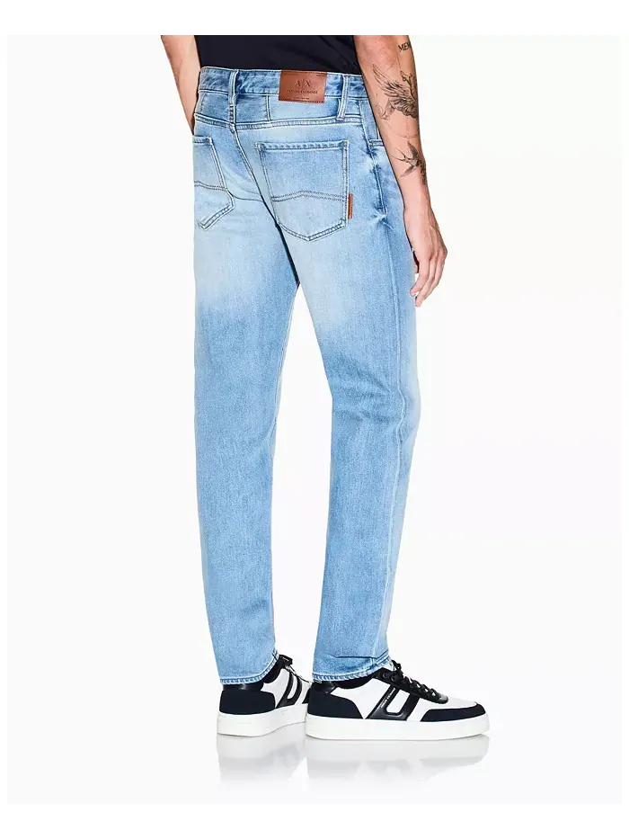 Мужские джинсы J66 Skinny Comfort A|X Armani Exchange — изображение 3 из 5, синий
