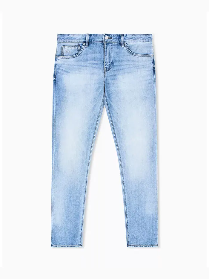 Мужские джинсы J66 Skinny Comfort A|X Armani Exchange — изображение 4 из 5, синий