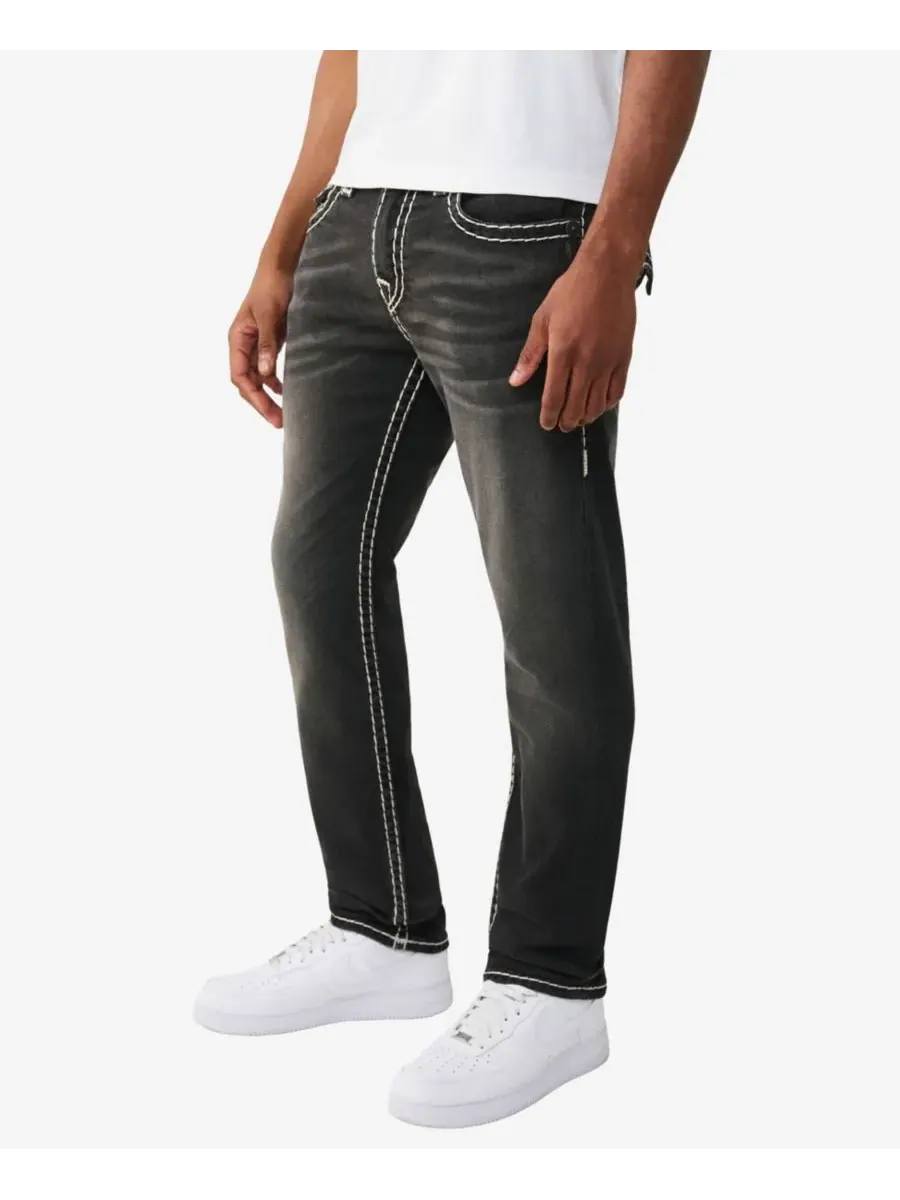 Мужские джинсы Rocco Skinny Super T Flap Jeans True Religion — изображение 2 из 3, черный